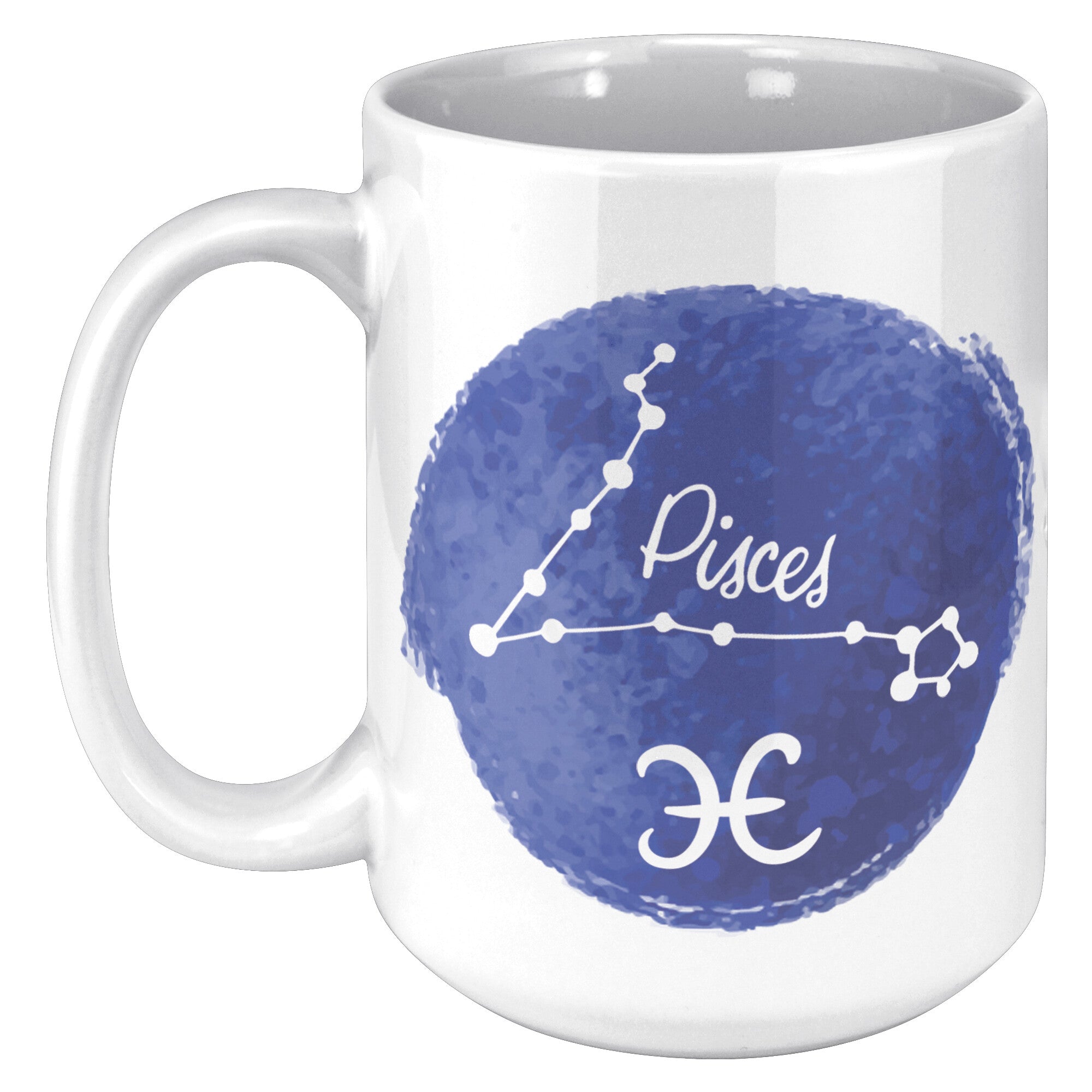 Watercolor Pisces - 15oz White Mug