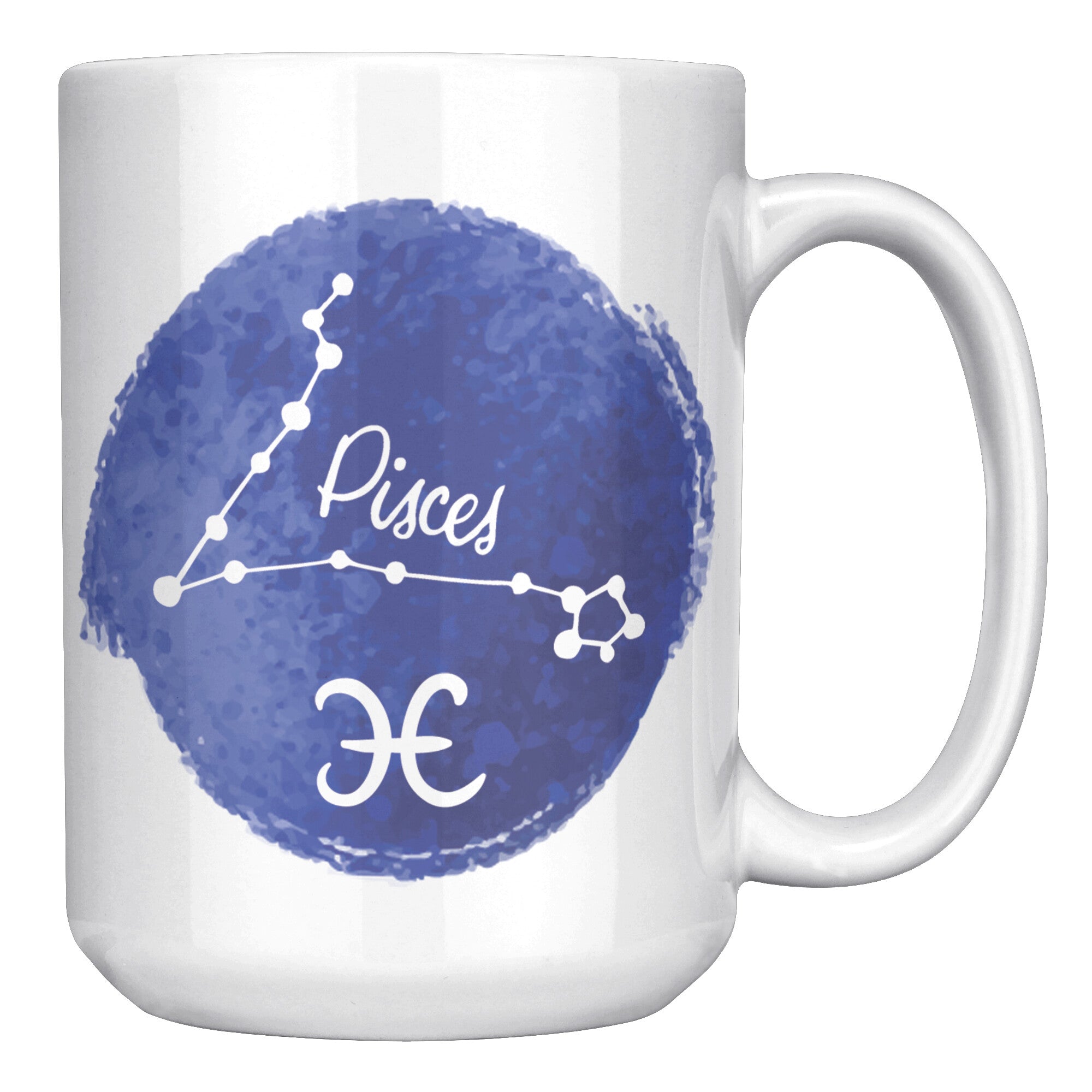 Watercolor Pisces - 15oz White Mug