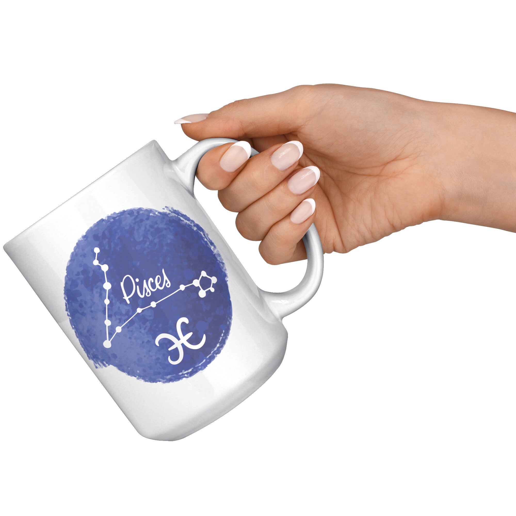 Watercolor Pisces - 15oz White Mug