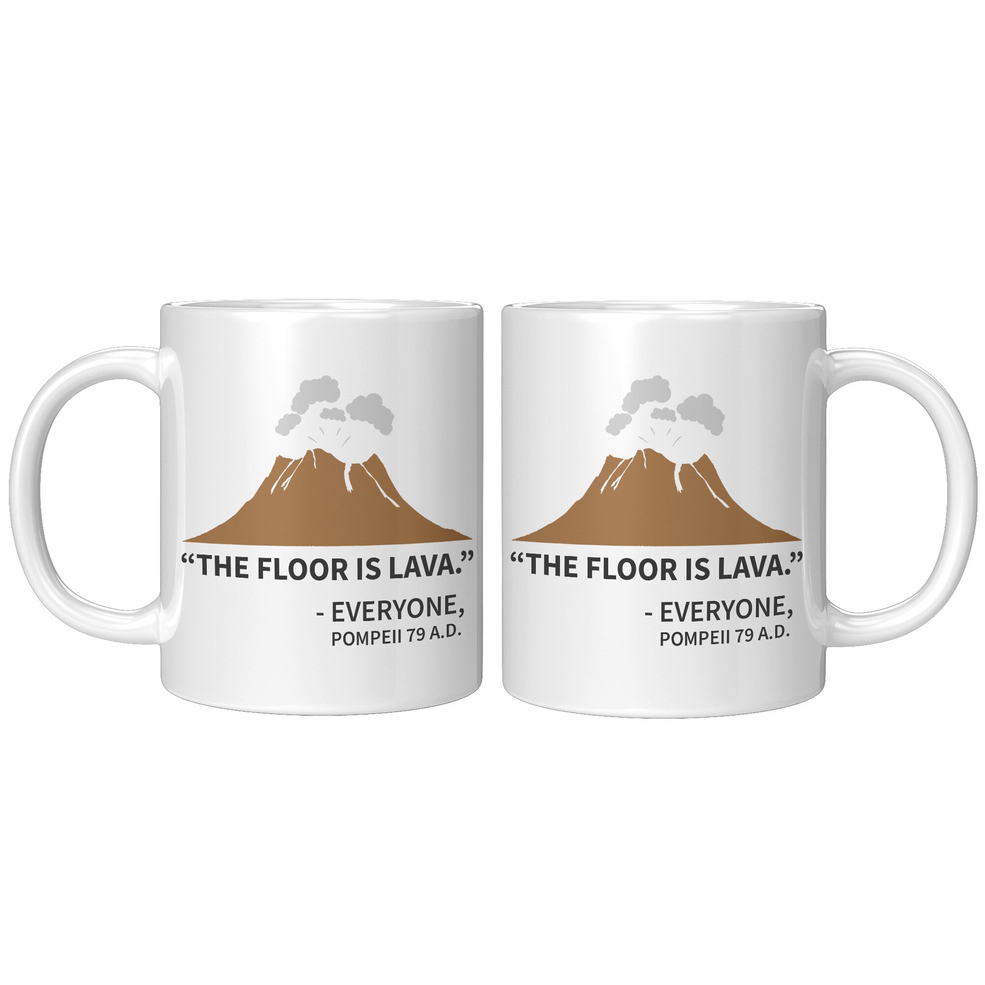 White Mugs - Floor is Lava