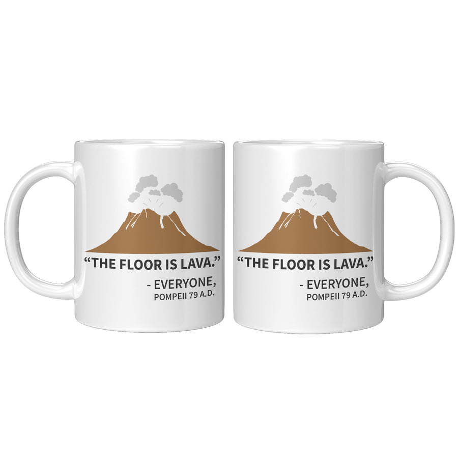 White Mugs - Floor is Lava