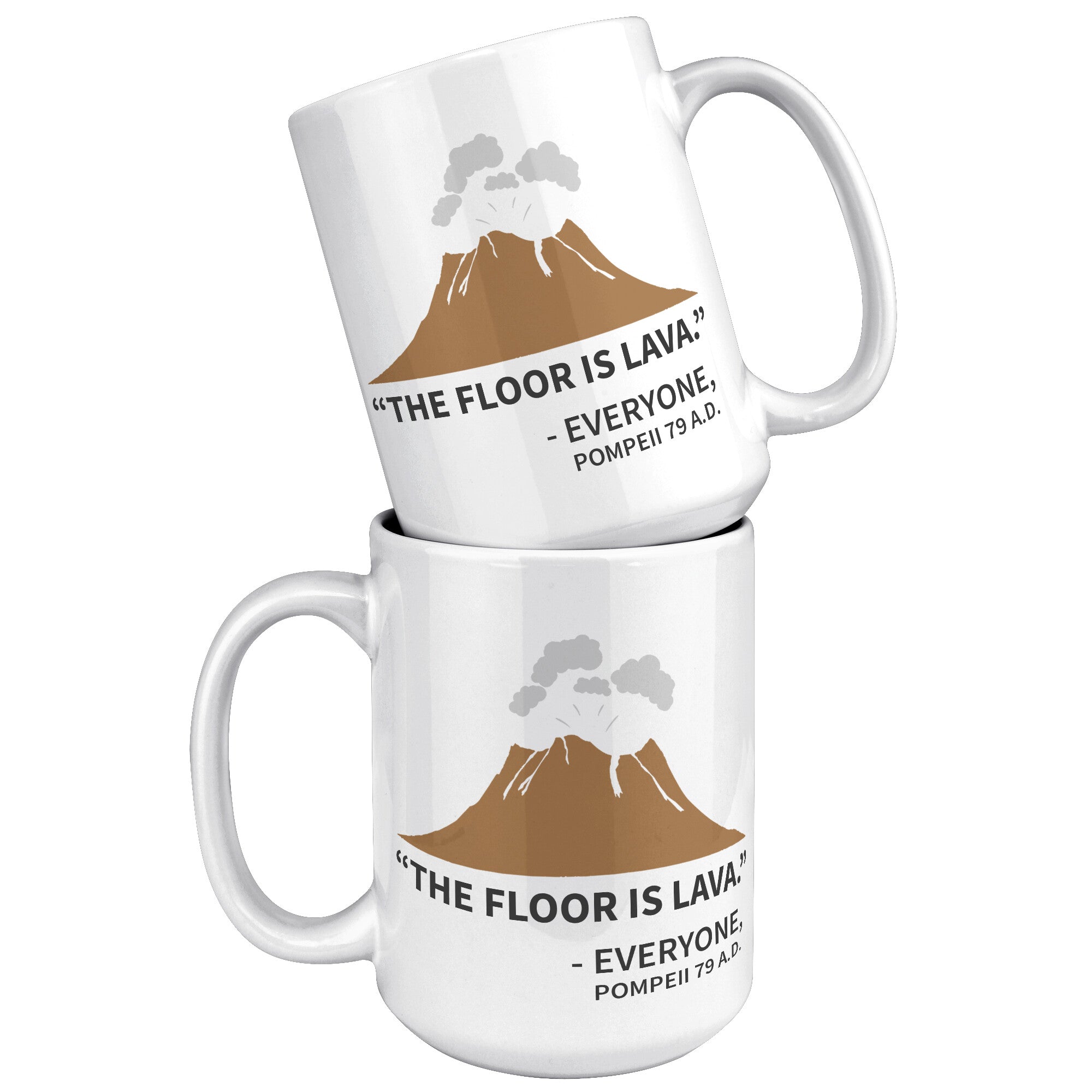 White Mugs - Floor is Lava