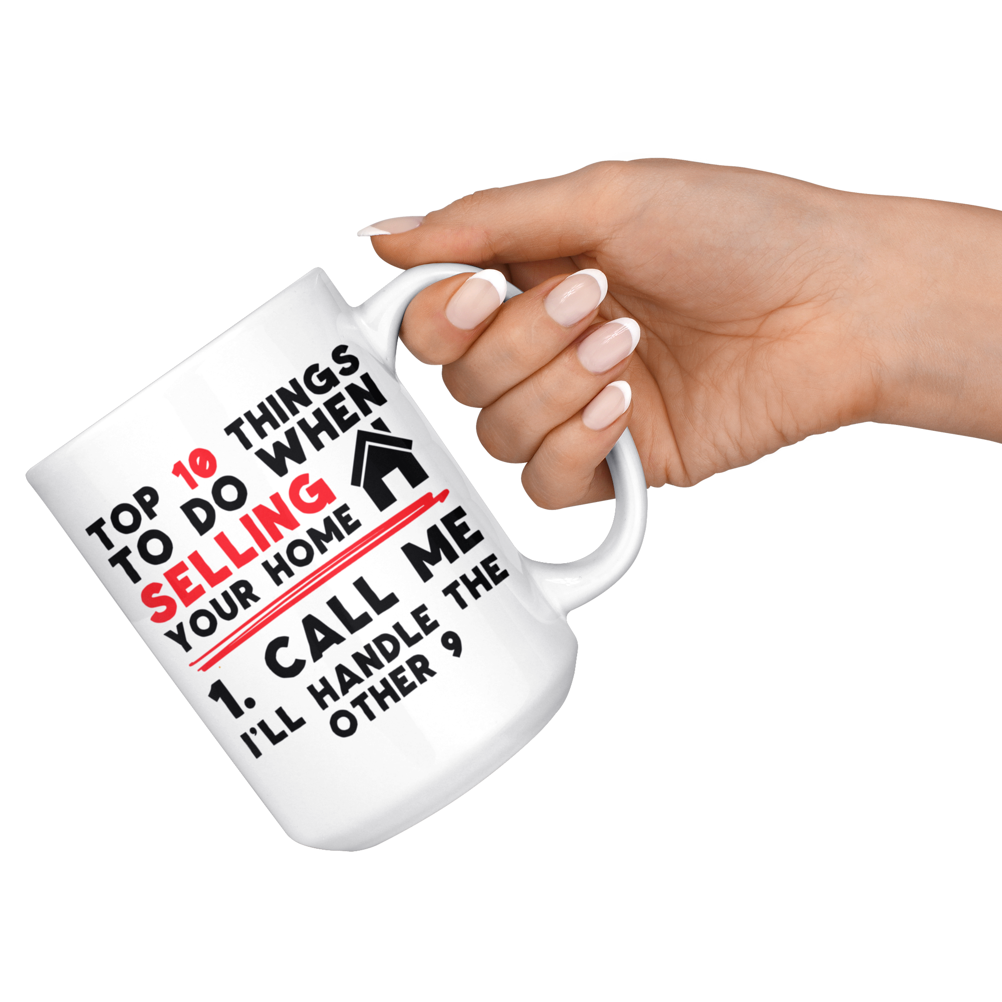 White 15oz Mug - Landry Custom