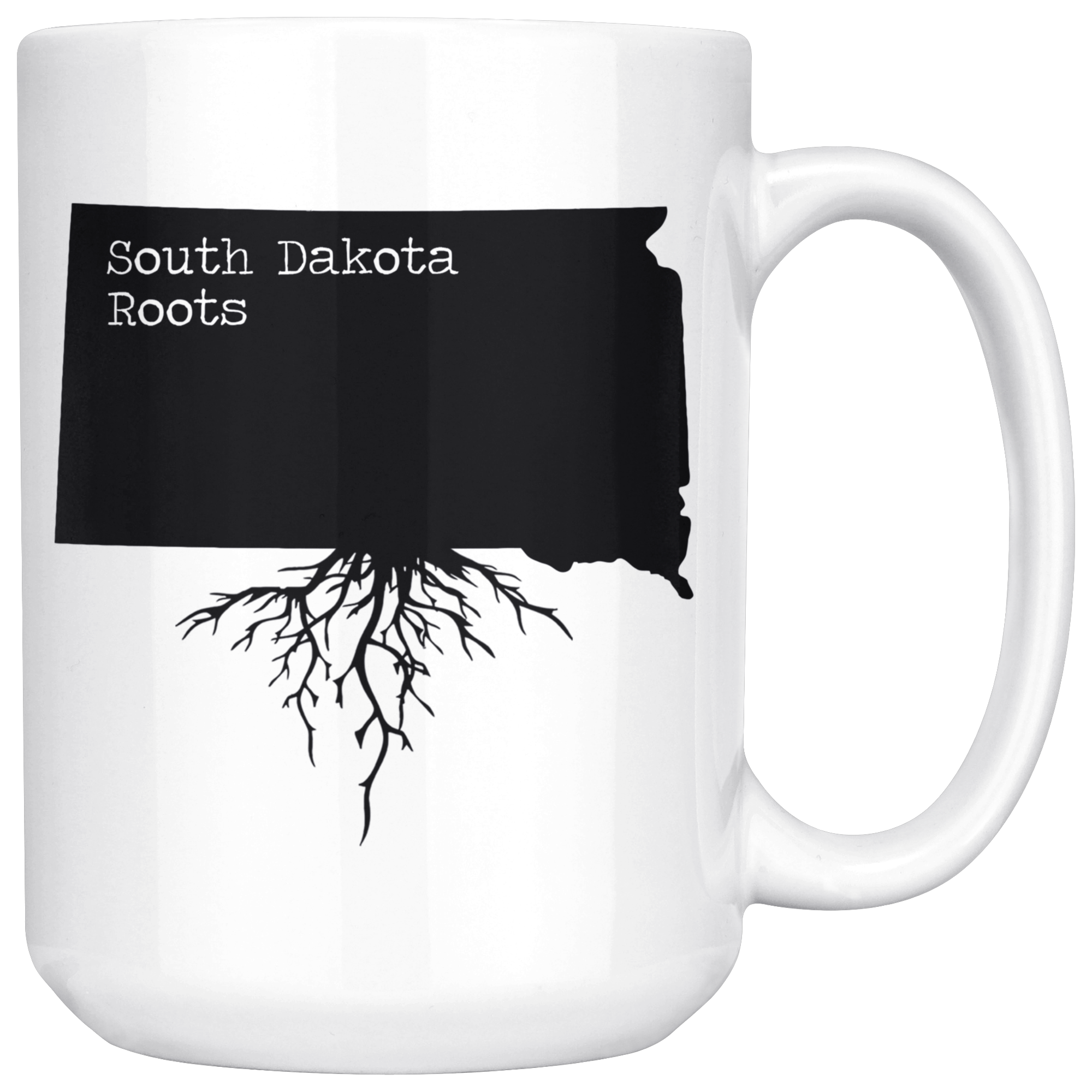 White Mugs - South Dakota Roots
