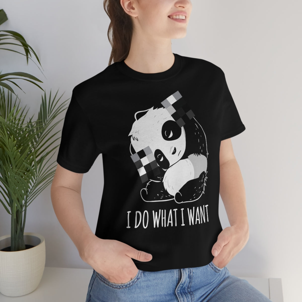 Panda I Do What I Want TShirtSon UK