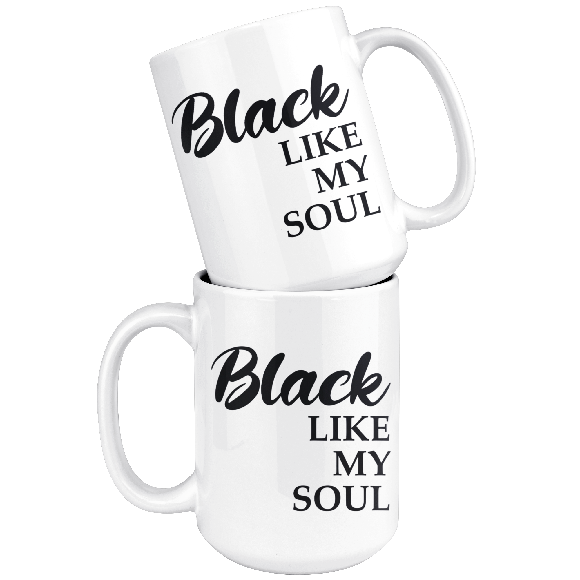 White Mugs - Black Like My Soul