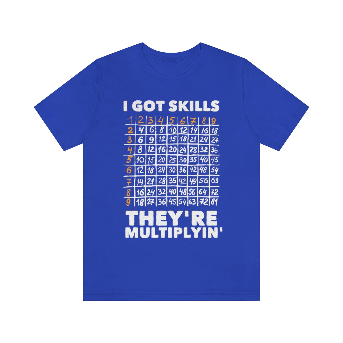Math Skills Multiplyin TShirtSon UK
