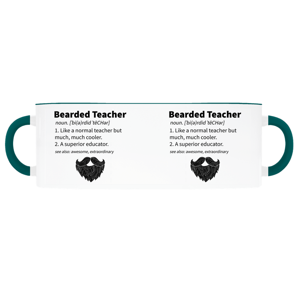 Bearded Teacher Gooten Green Mug