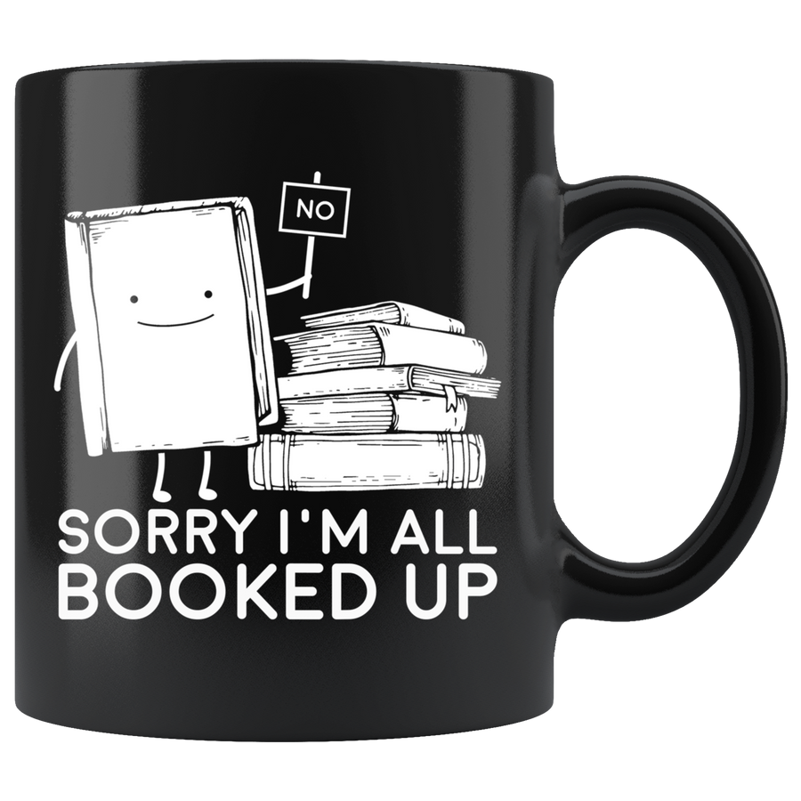 Black 11oz Mug - All Booked Up