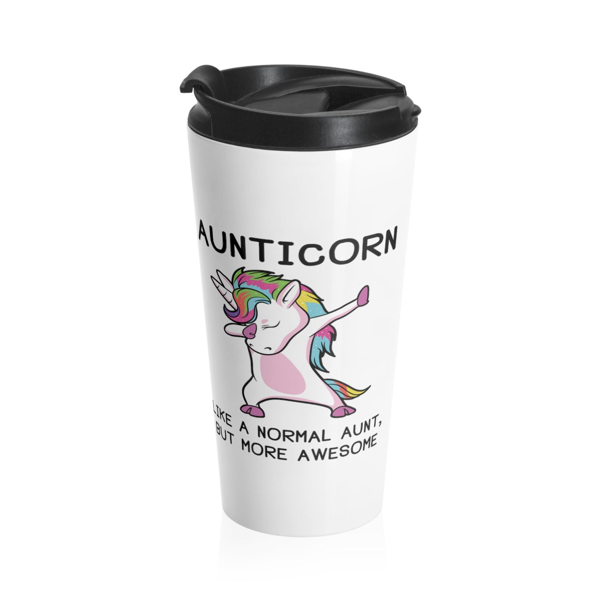 Aunticorn Stainless Steel Travel Mug