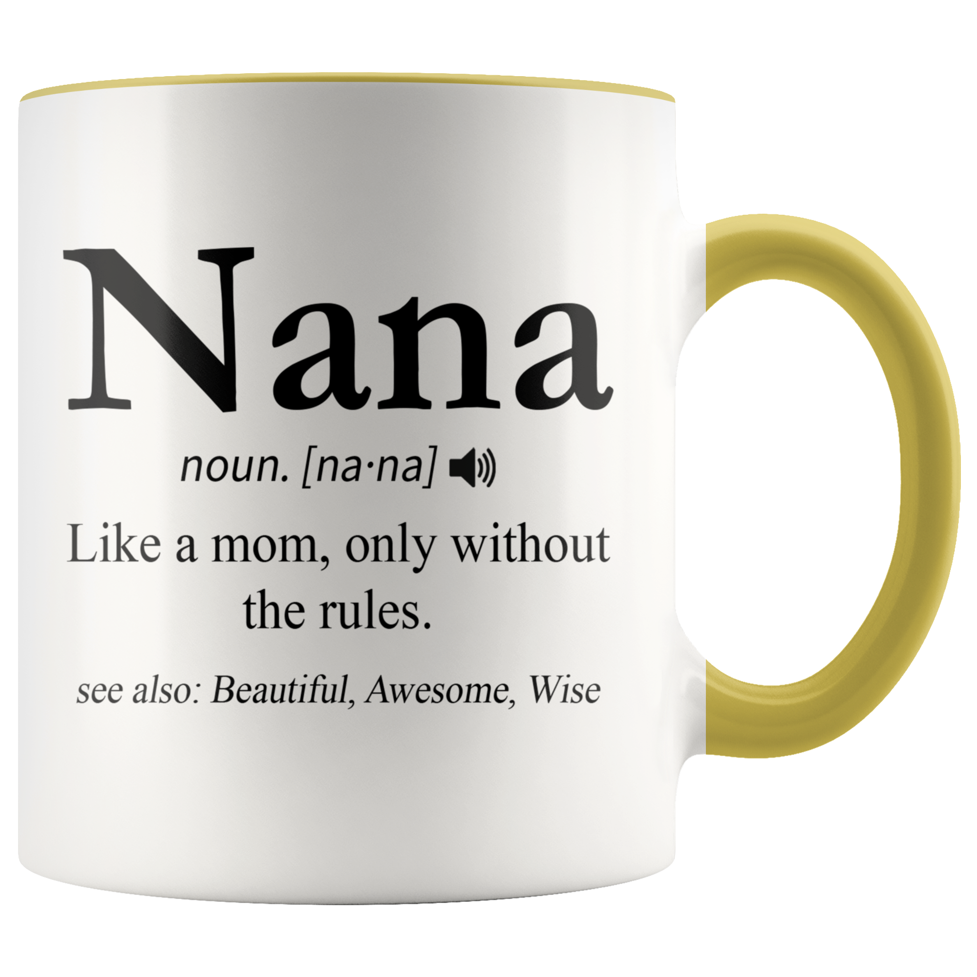 Accent Mug - Nana Definition