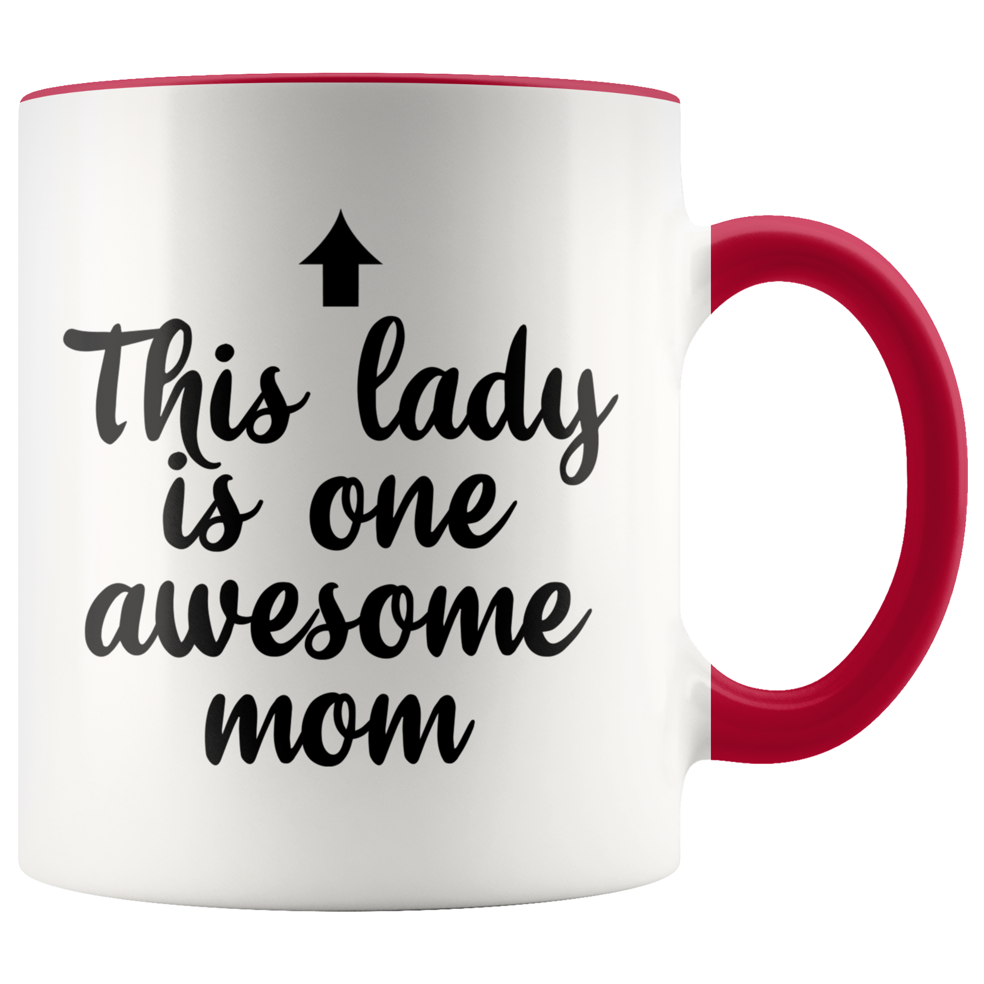 Accent Mug - This Lady Is One Awesome Mom