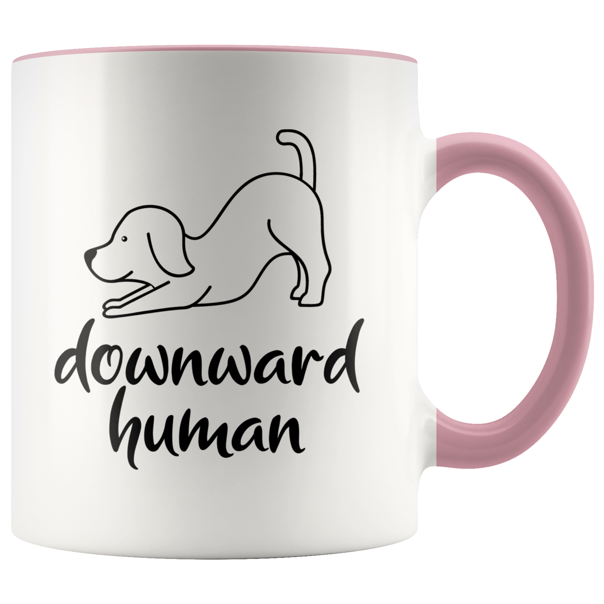 Accent Mug - Downward Human