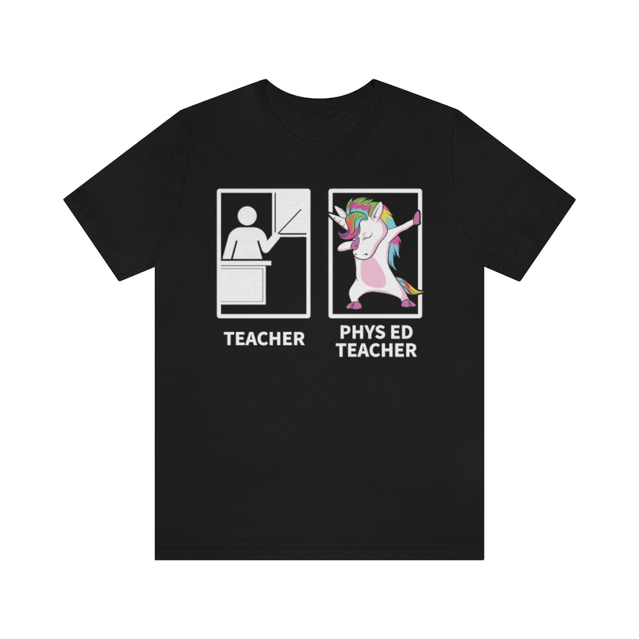 Unicorn Phys Ed Gym Teacher TShirtSon UK