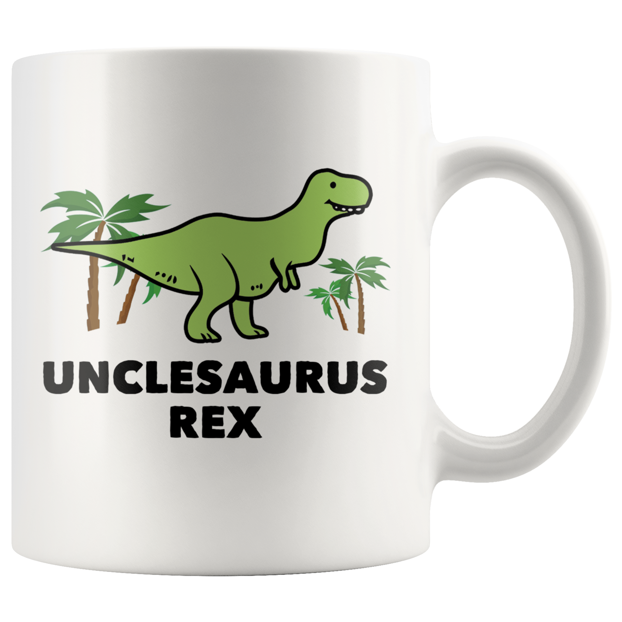White 11oz Mug - Unclesaurus Rex