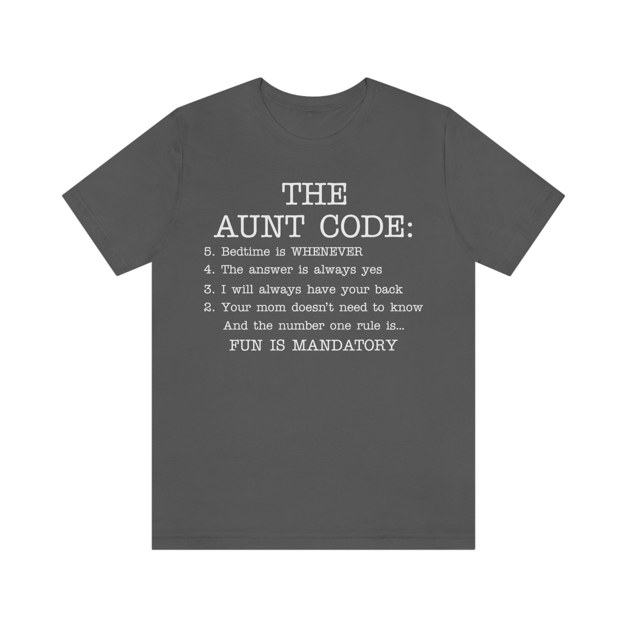 The Aunt Code TShirtSon UK