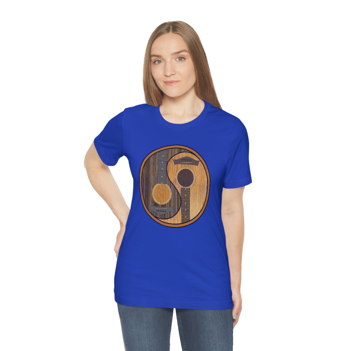 Guitar Yin Yang TShirtSon UK