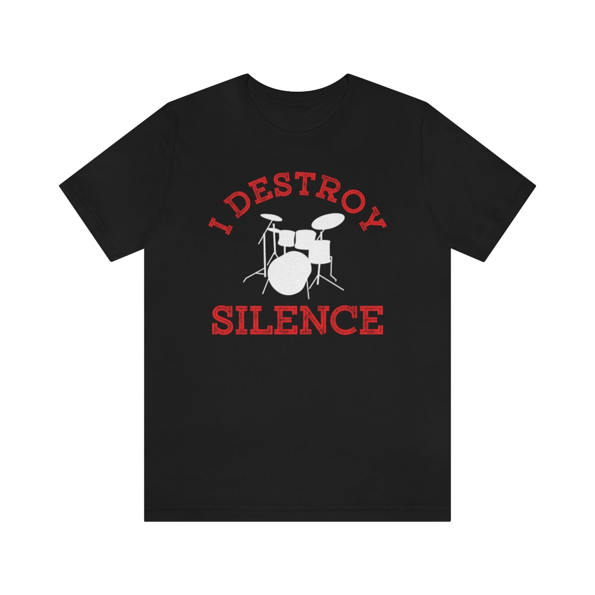 Drummer I Destroy Silence TShirtSon UK