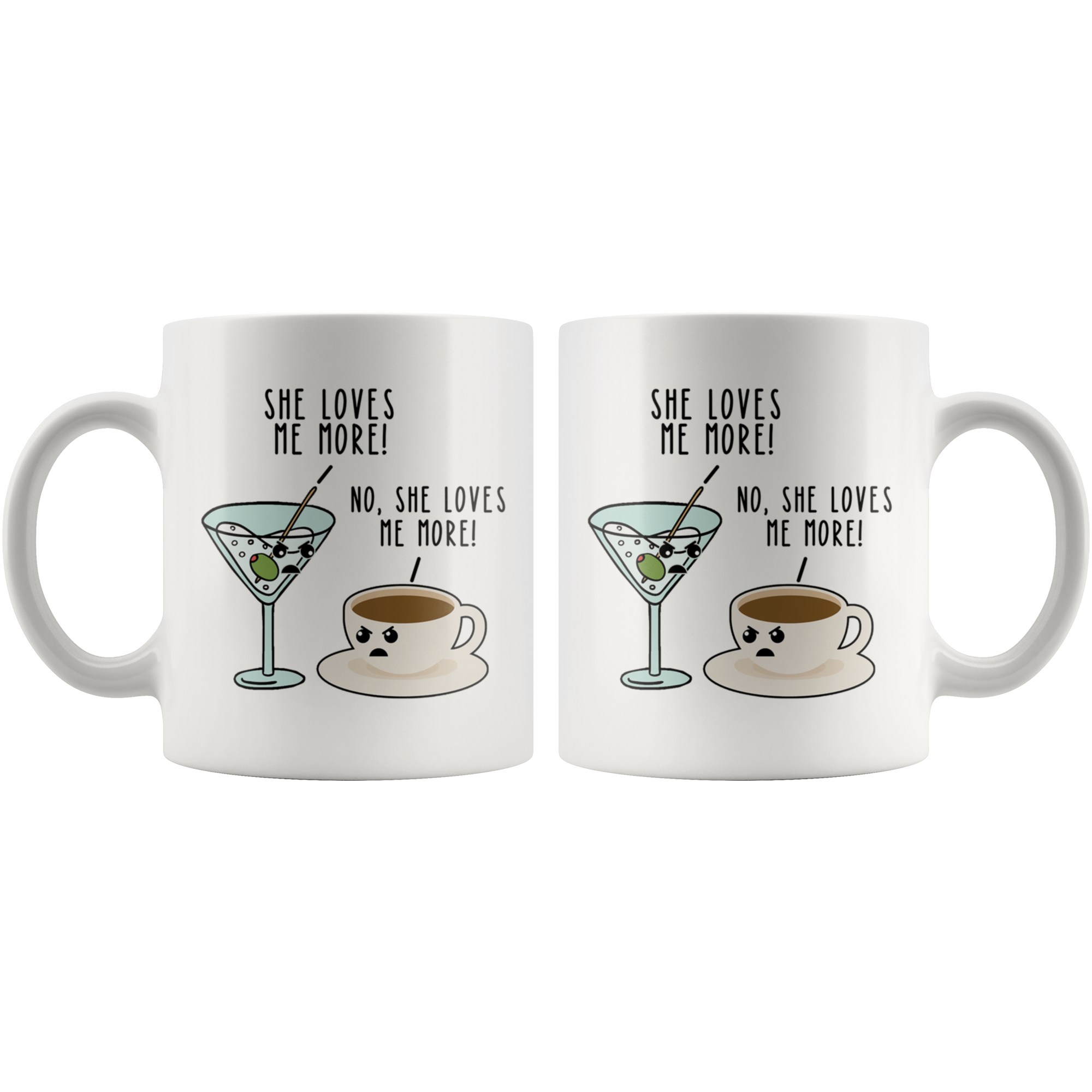 White 11oz Mug - Martini Coffee