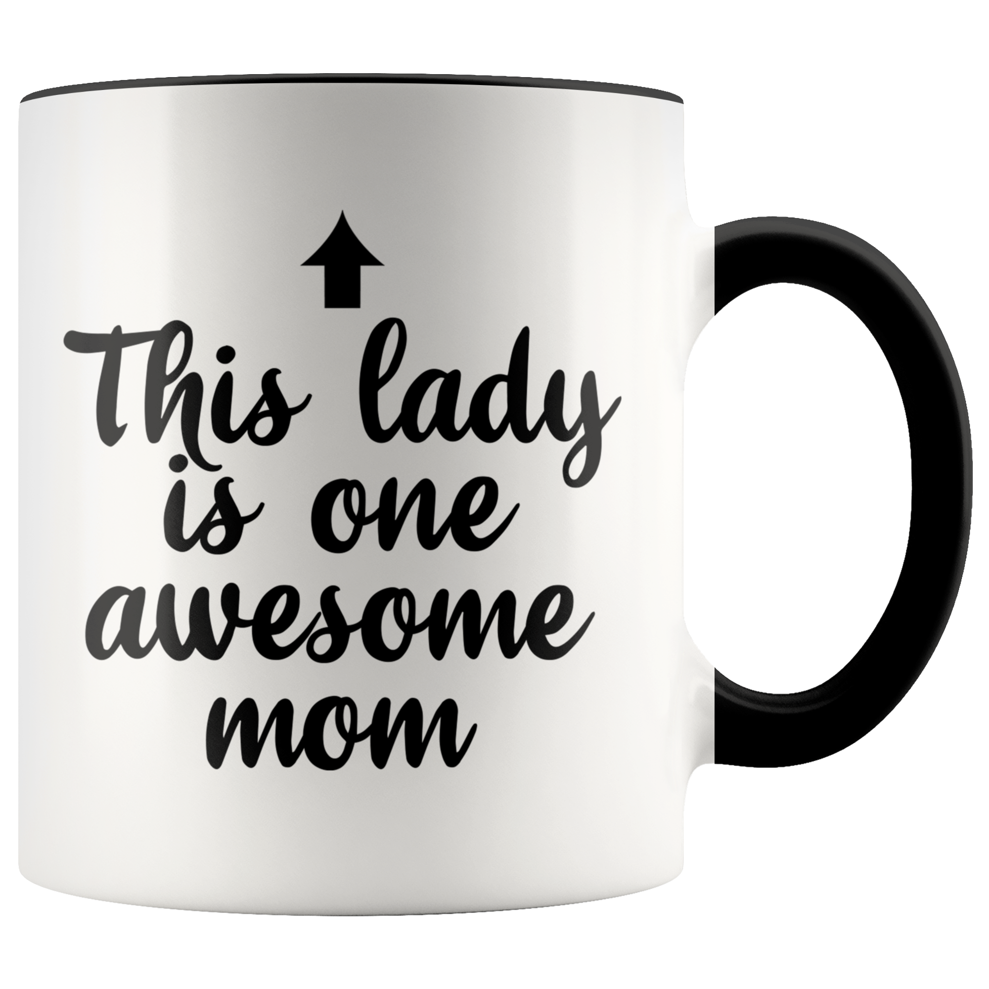 Accent Mug - This Lady Is One Awesome Mom