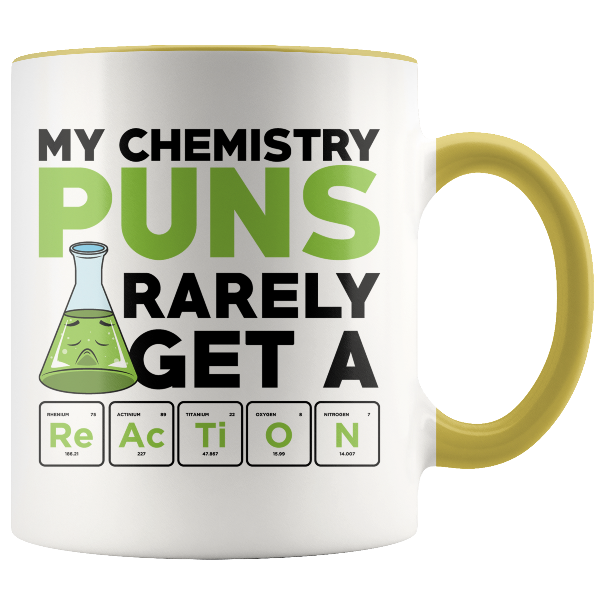 Accent Mug - Chemistry Pun Reaction