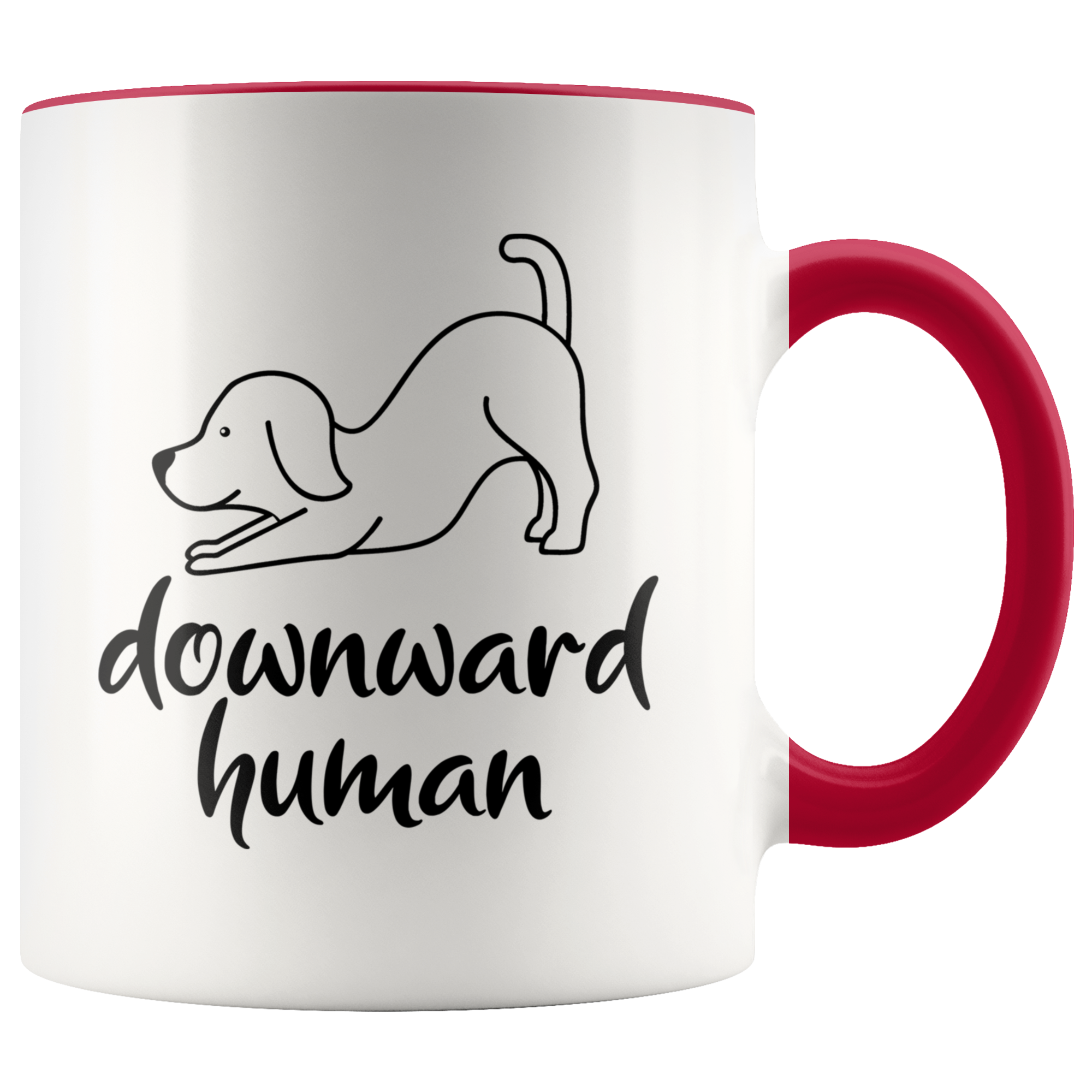 Accent Mug - Downward Human