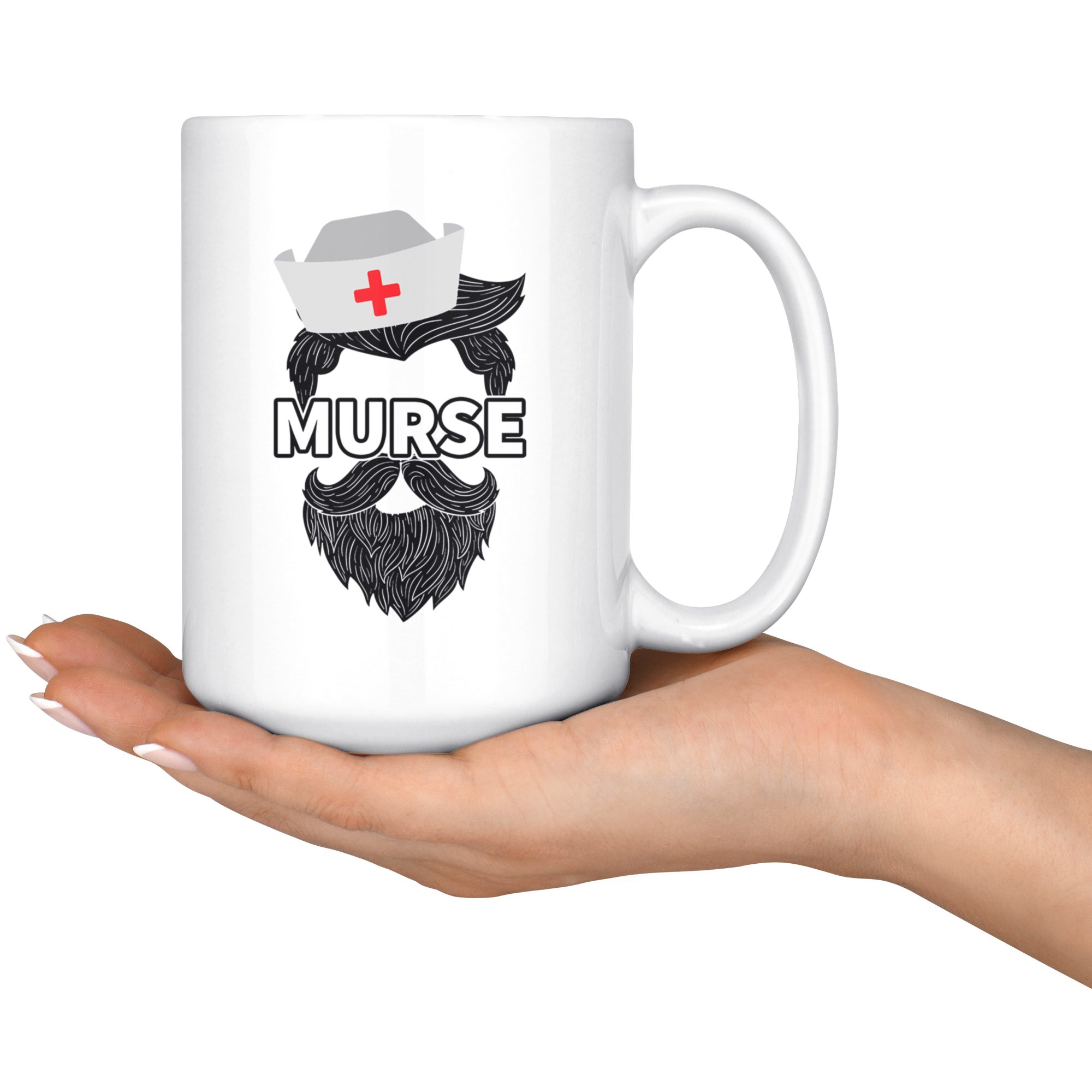 White 15oz Mug - Murse Mug