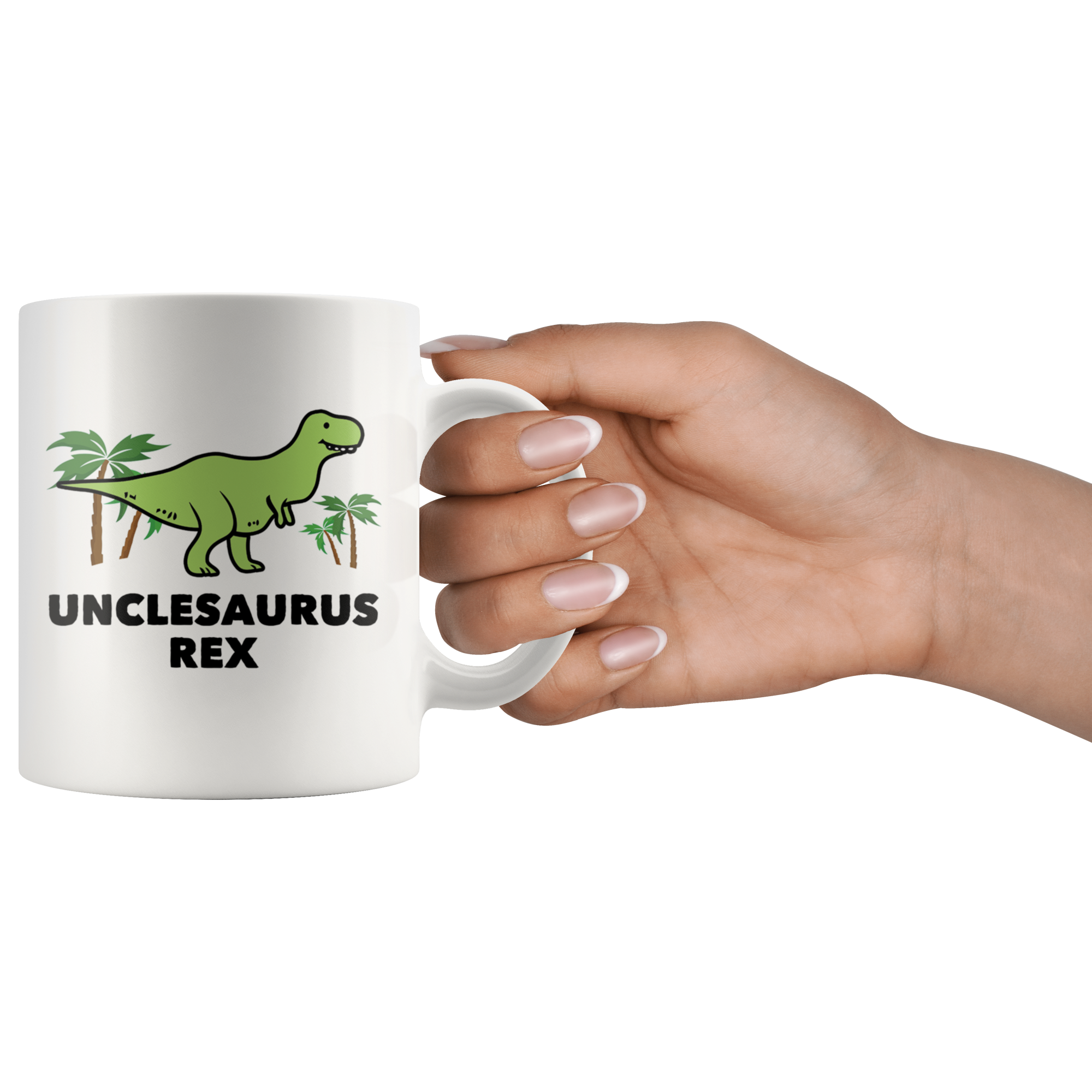 White 11oz Mug - Unclesaurus Rex