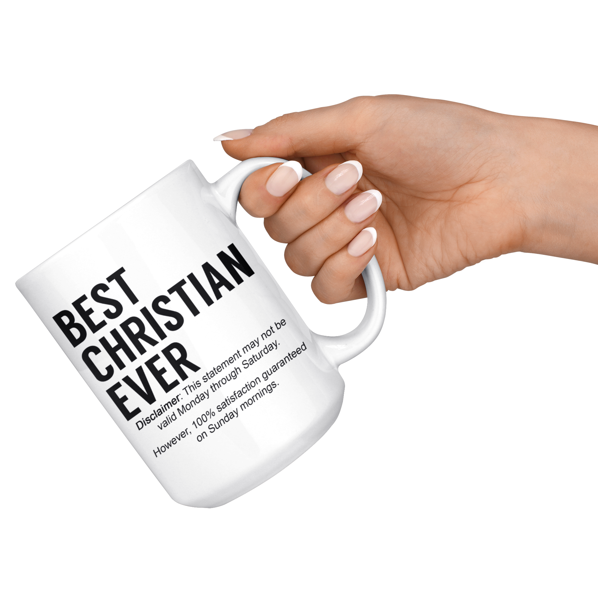 White Mugs - Best Christian Ever