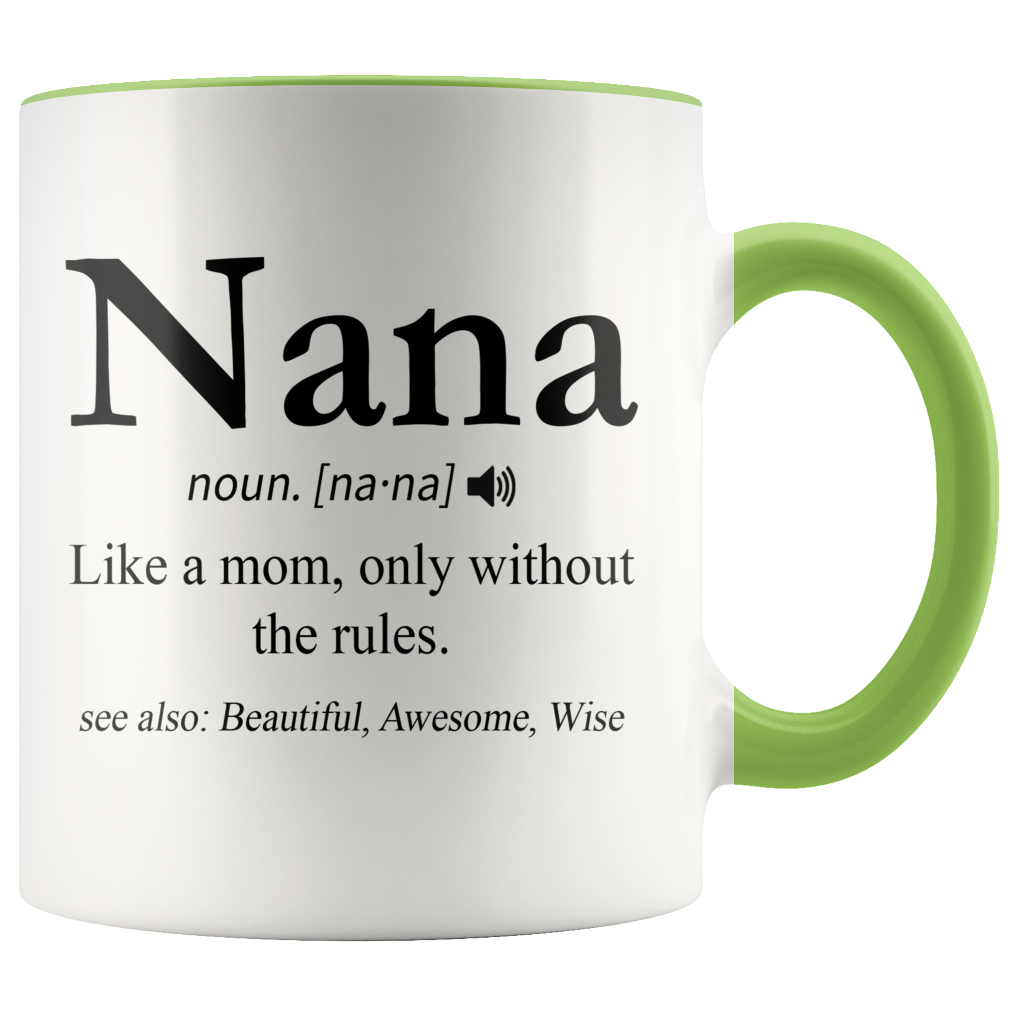 Accent Mug - Nana Definition