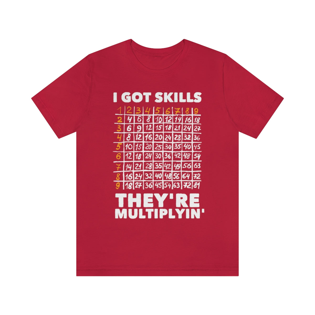 Math Skills Multiplyin TShirtSon UK