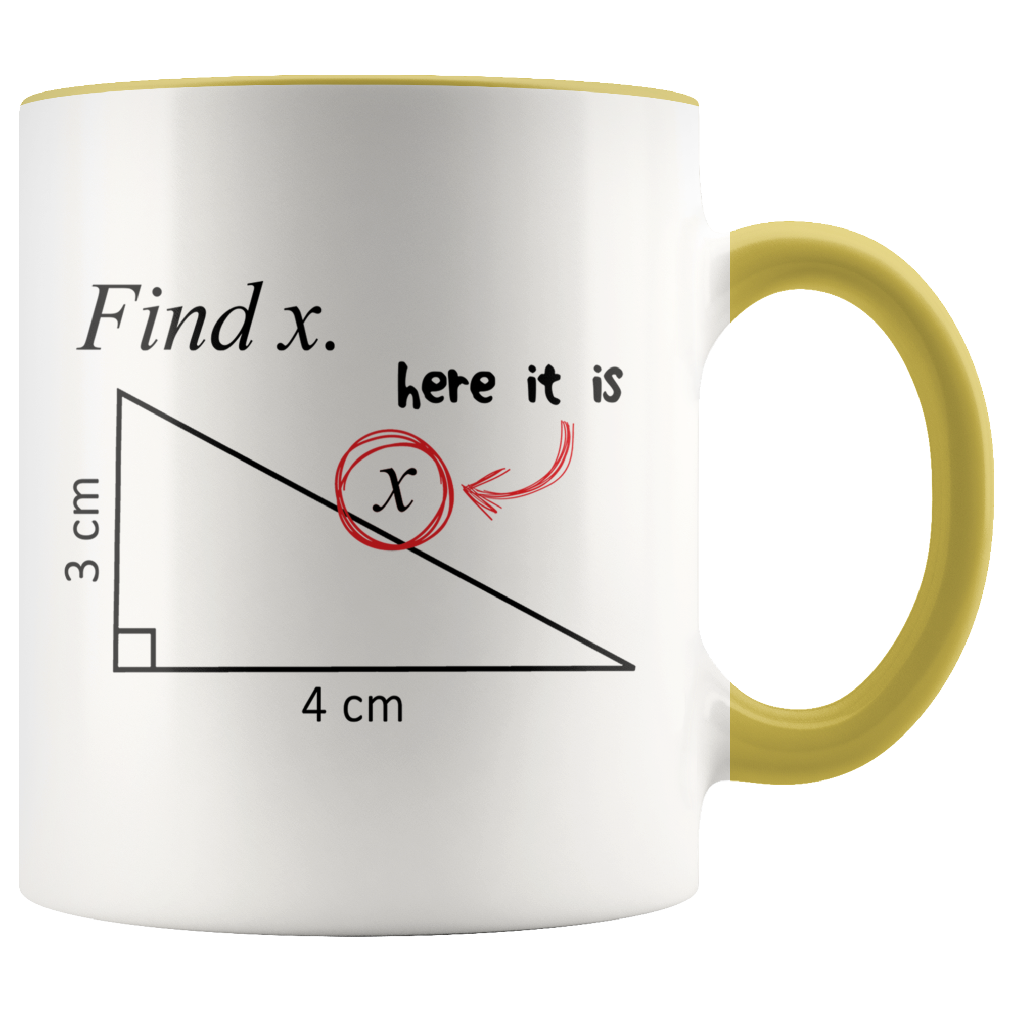 Accent Mug - Math Find X