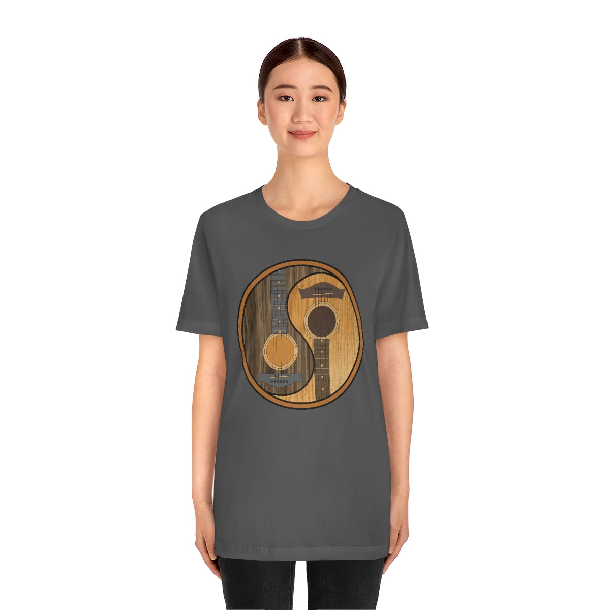 Guitar Yin Yang TShirtSon UK