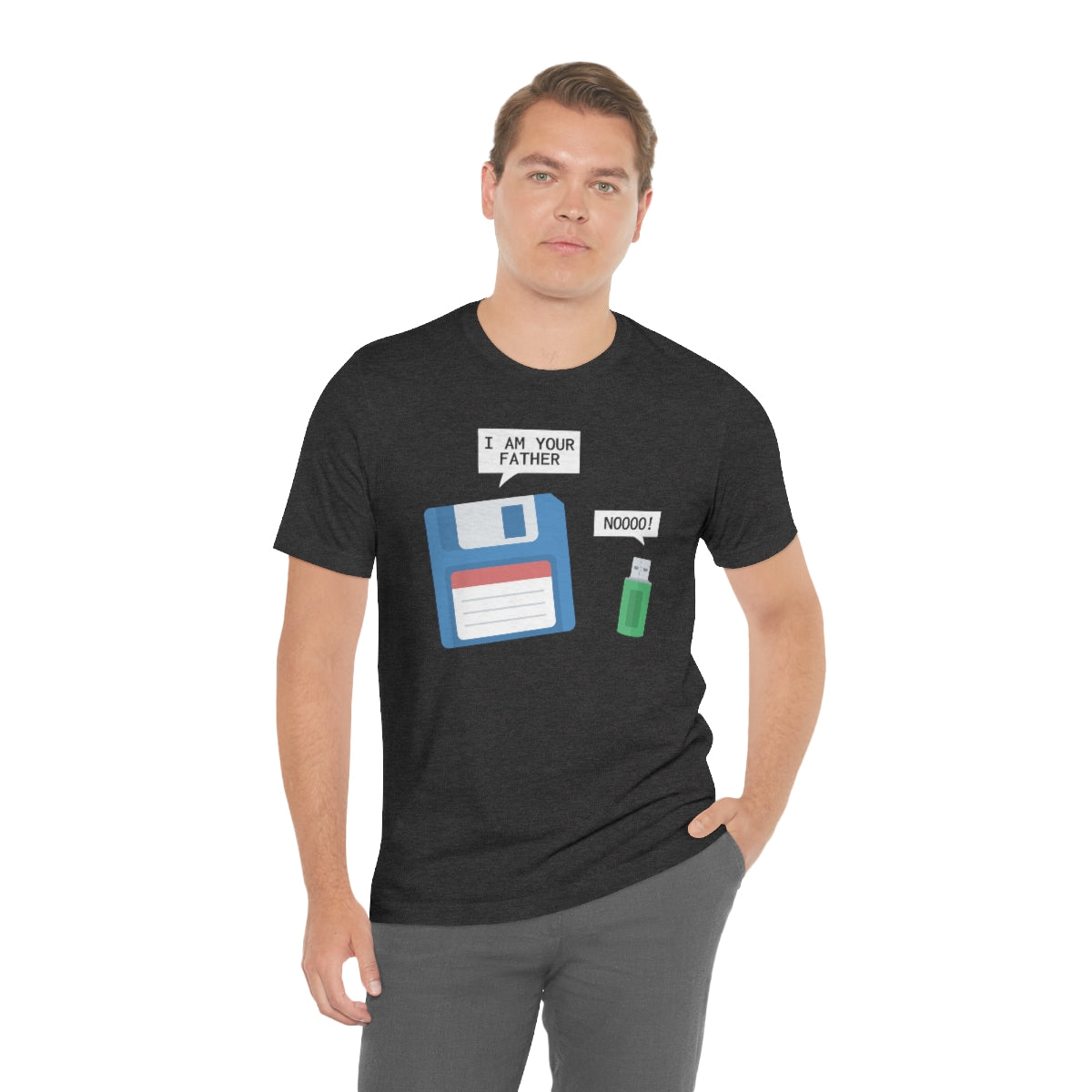 Floppy Disk USB Father TShirtSon UK
