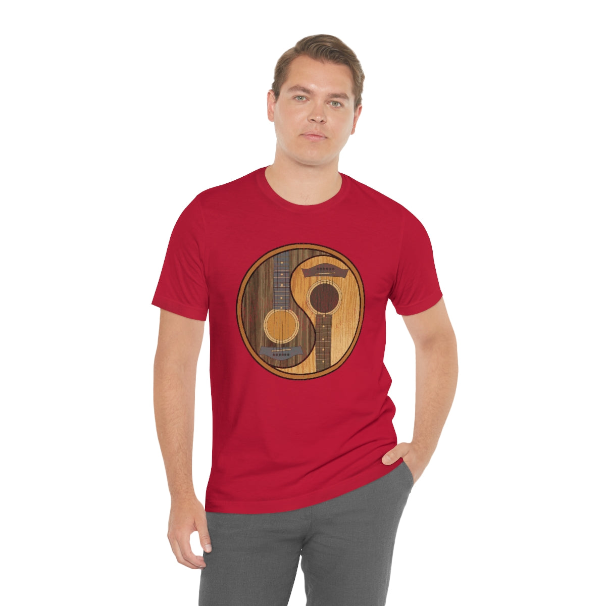 Guitar Yin Yang TShirtSon UK