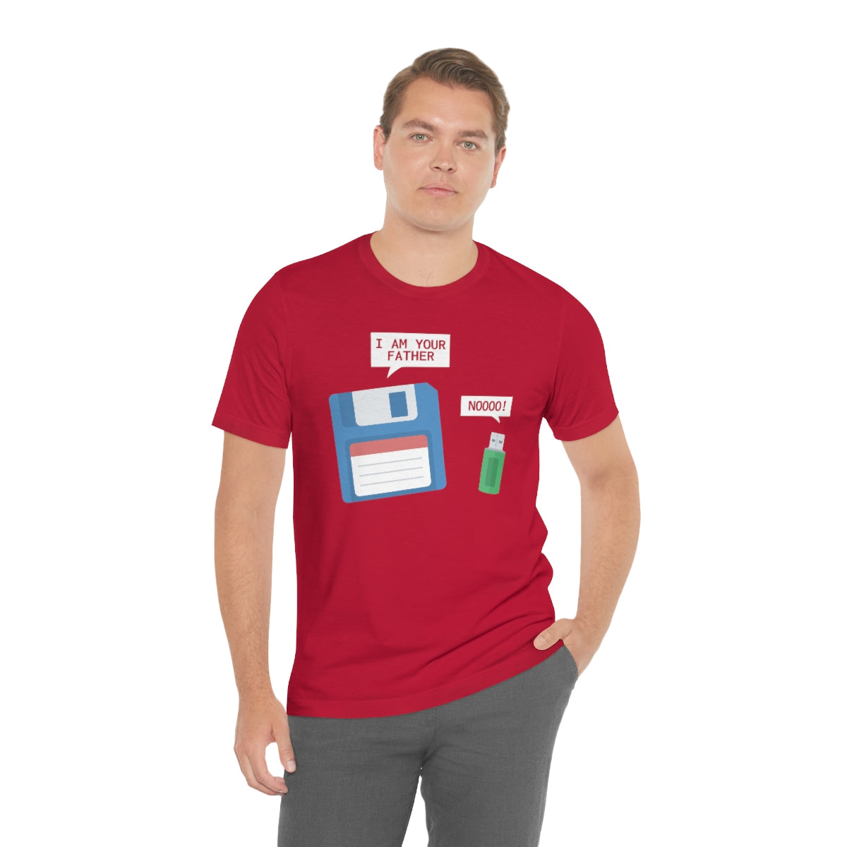Floppy Disk USB Father TShirtSon UK