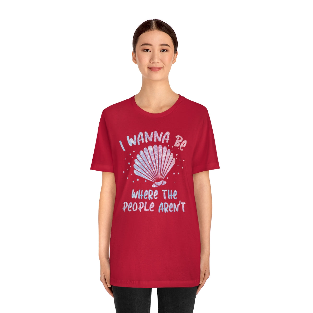 I Wanna Be Where The People Aren't Mermaid TShirtSon UK