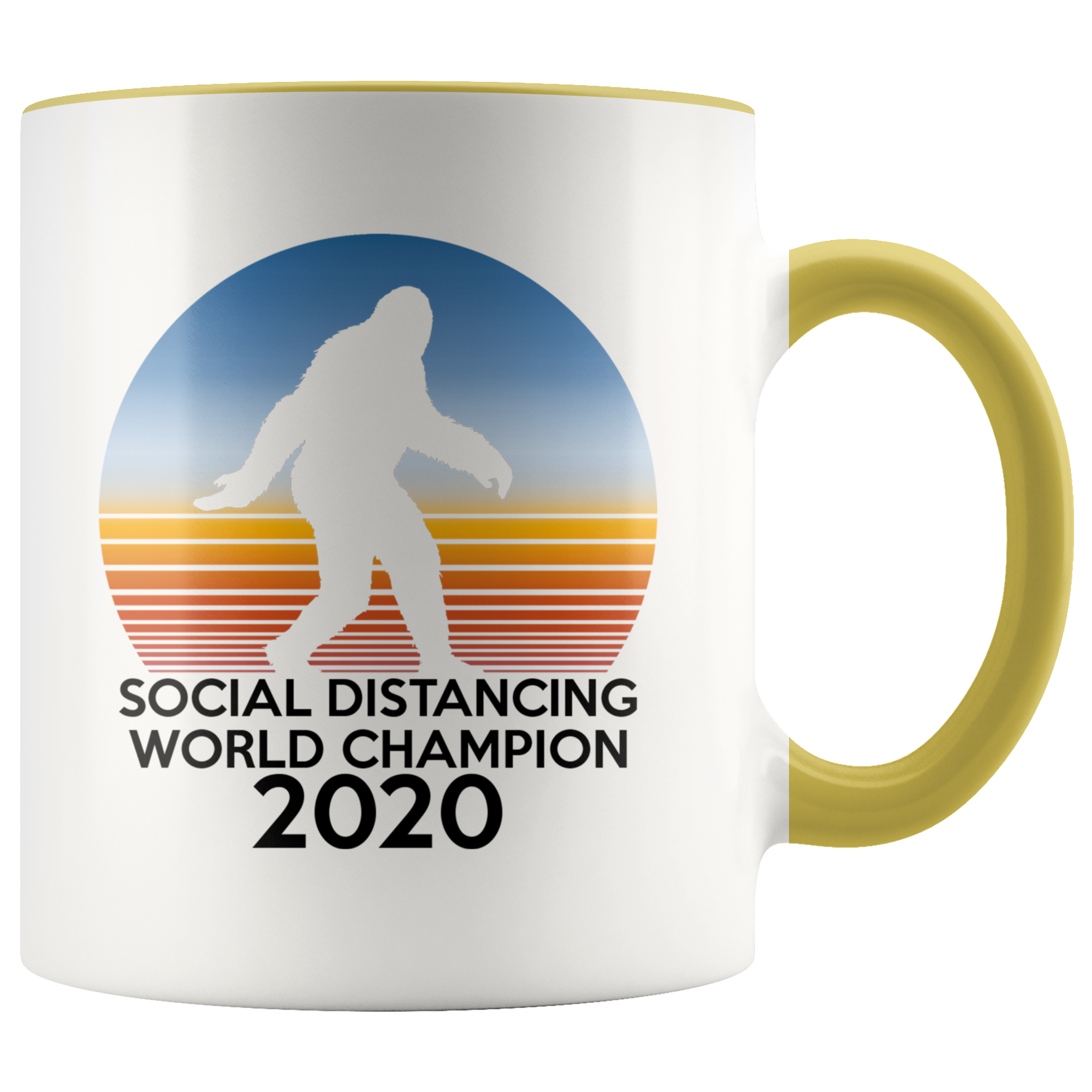 Accent Mug - Bigfoot Social Distance World Champion