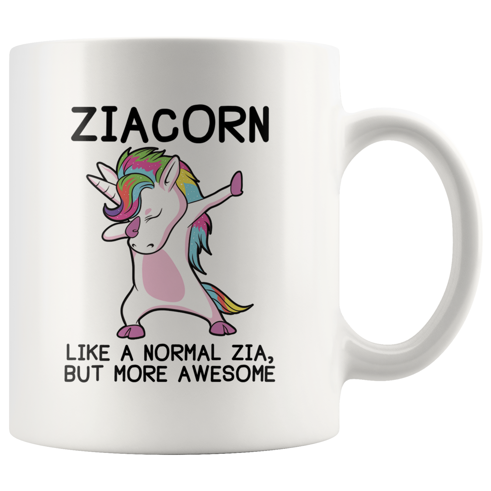 White 11oz Mug - Ziacorn