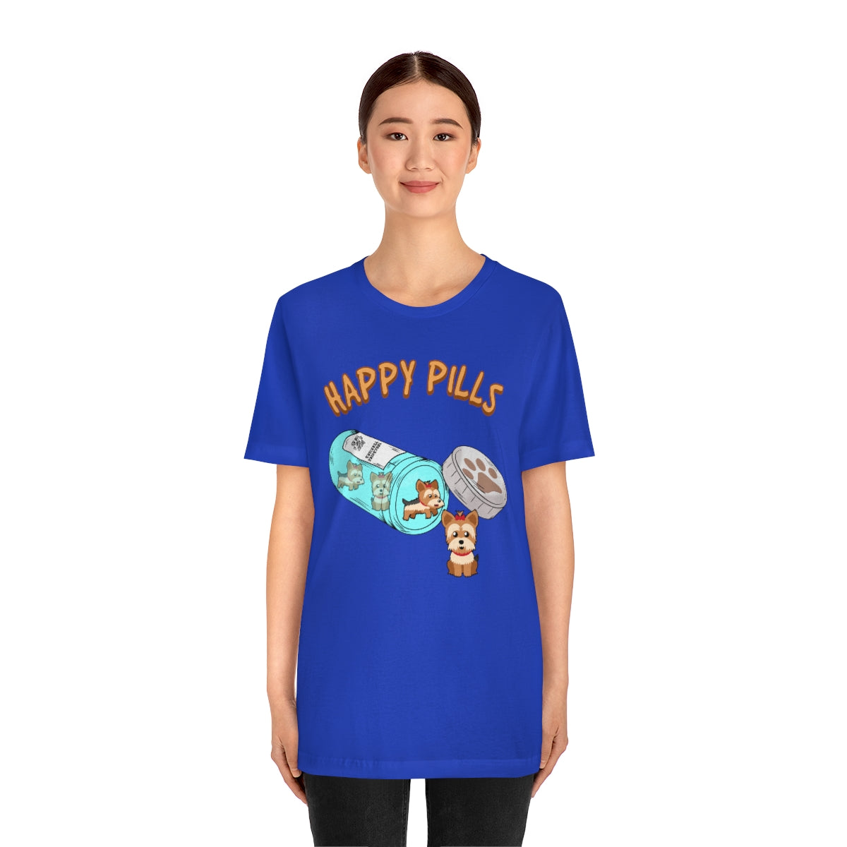 Happy Pills Yorkshire Terrier TShirtSon UK
