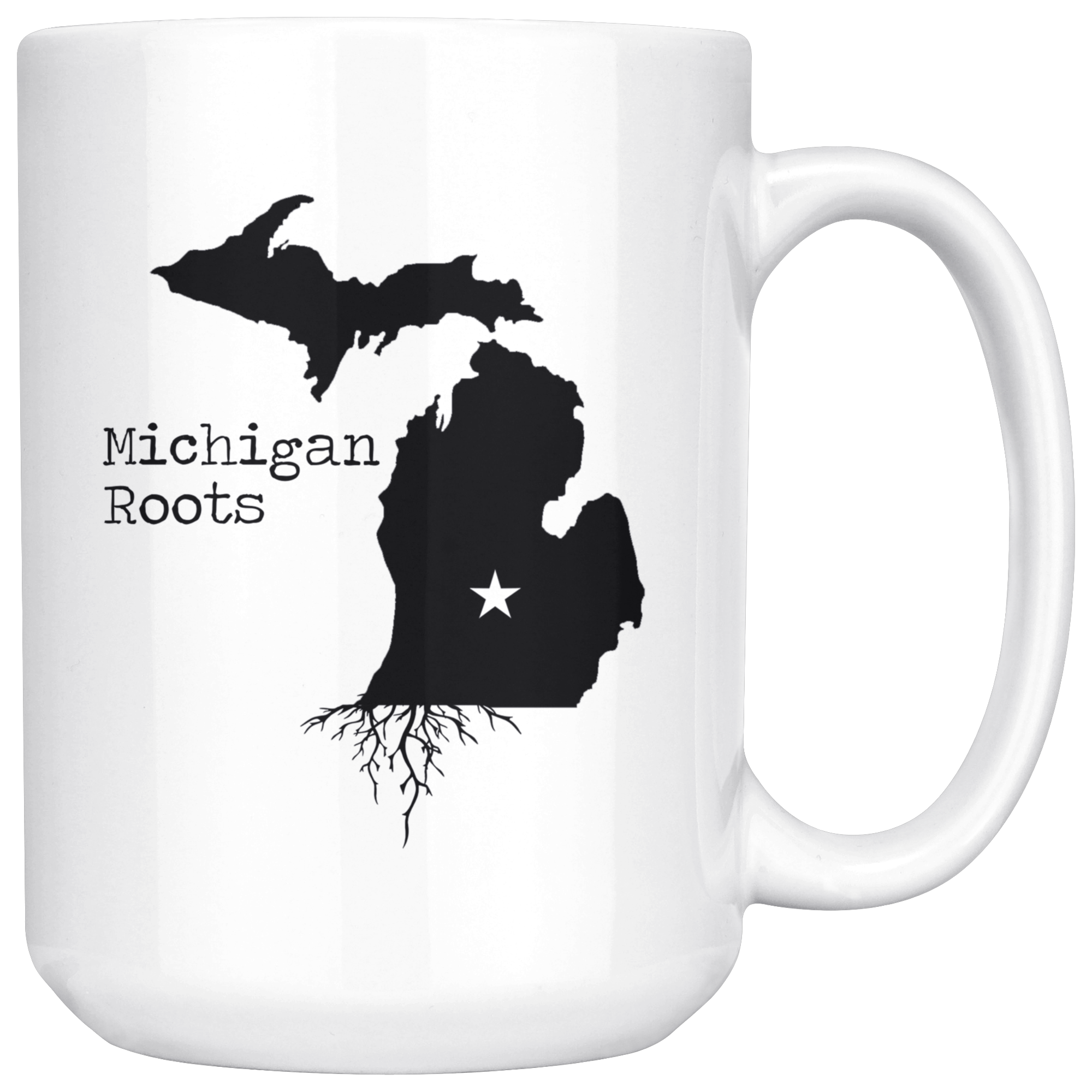 White Mugs - Michigan Roots