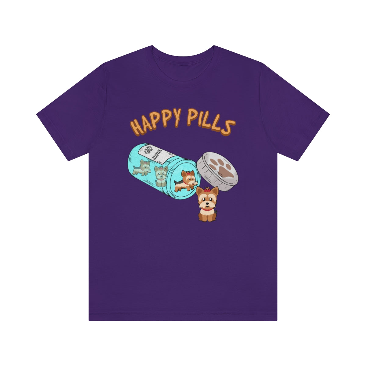 Happy Pills Yorkshire Terrier TShirtSon UK