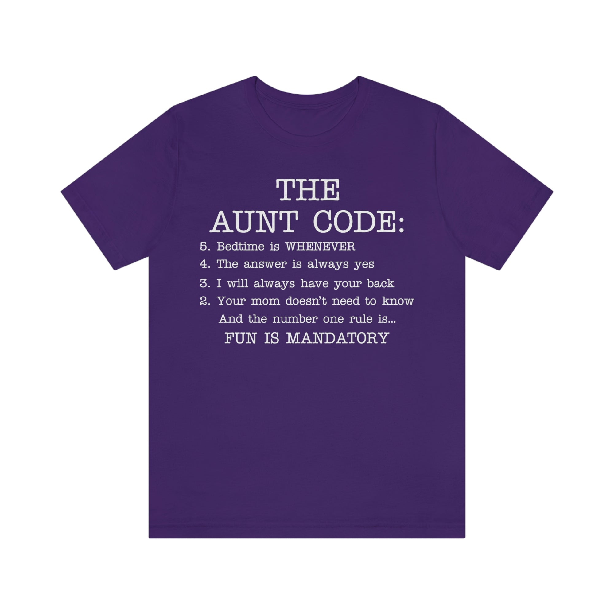 The Aunt Code TShirtSon UK