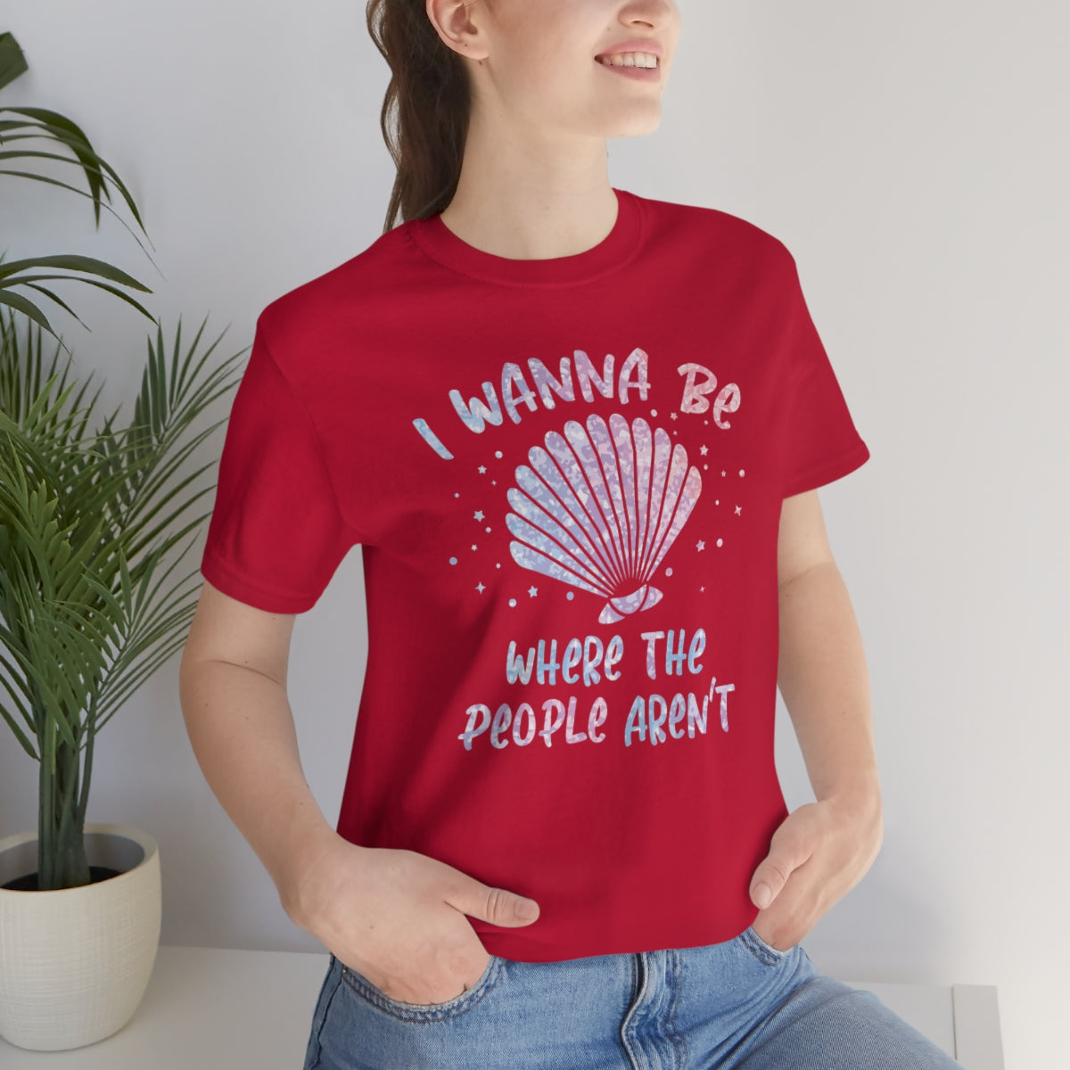 I Wanna Be Where The People Aren't Mermaid TShirtSon UK