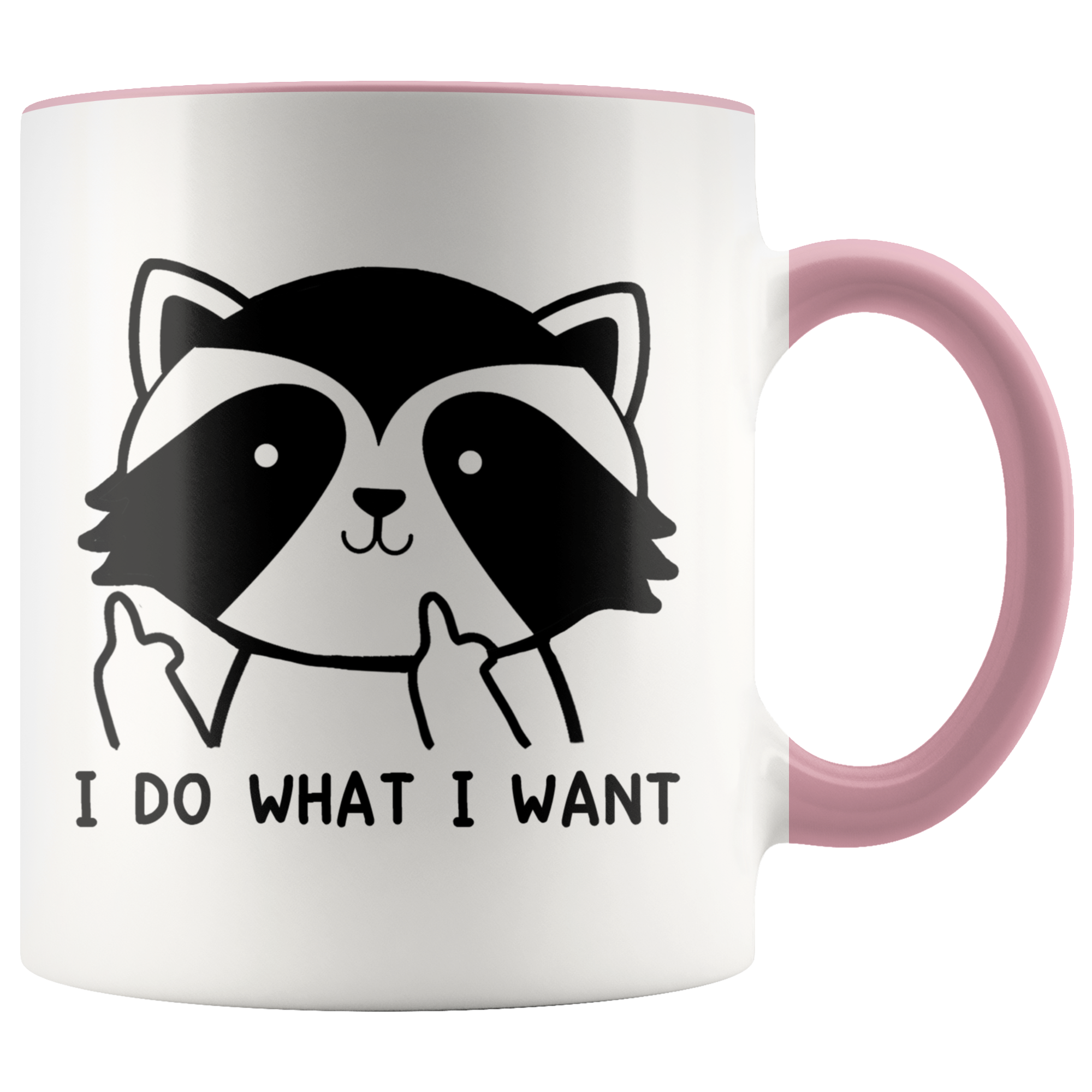 Accent Mug - Raccoon Do What I Want
