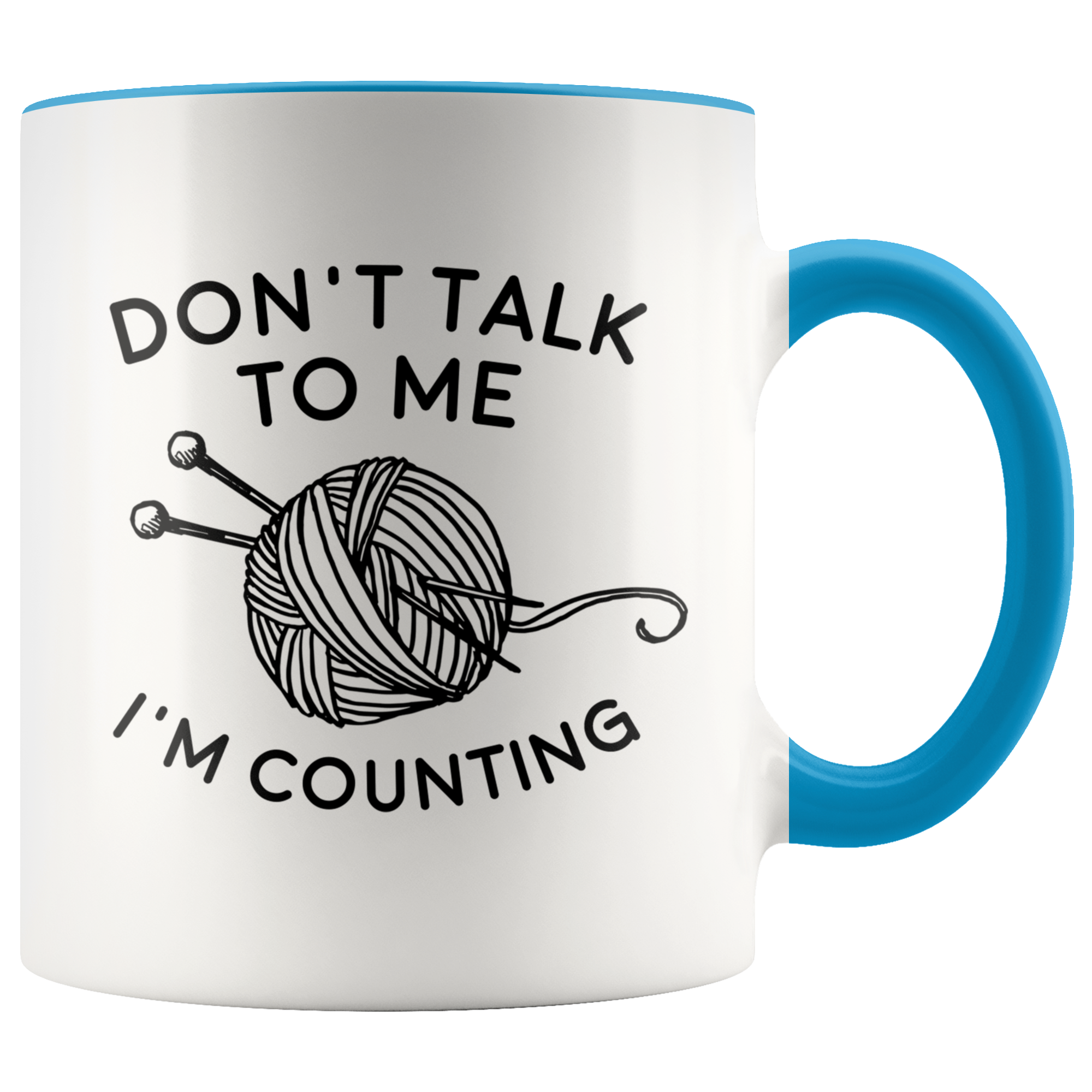Accent Mug - Don't Talk I'm Counting