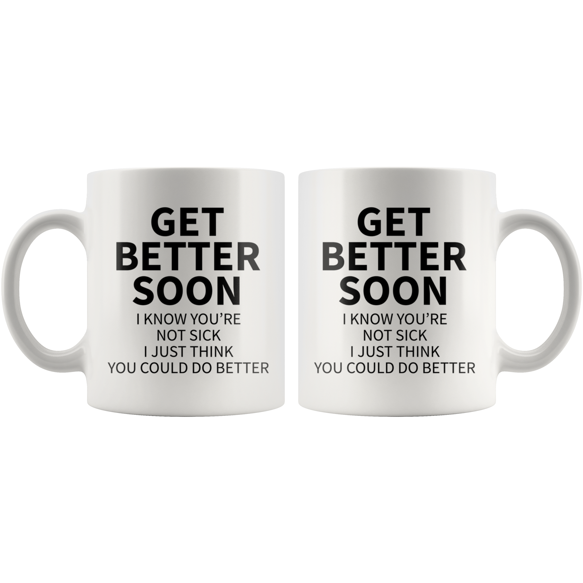 White Mugs - Get Better Soon