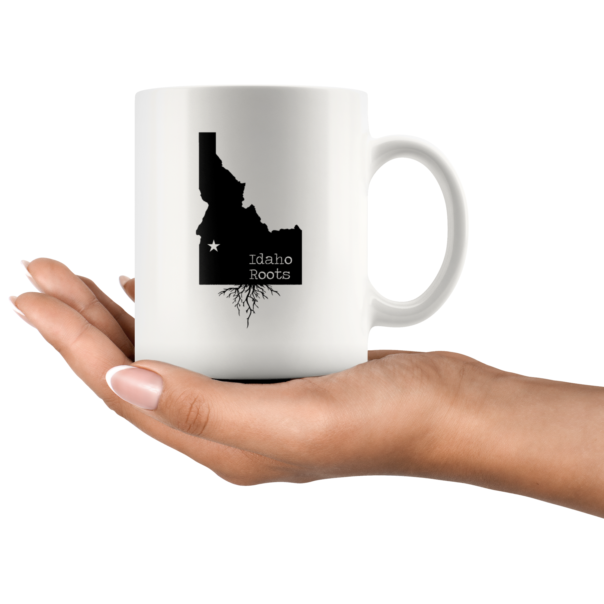 White Mugs - Idaho Roots