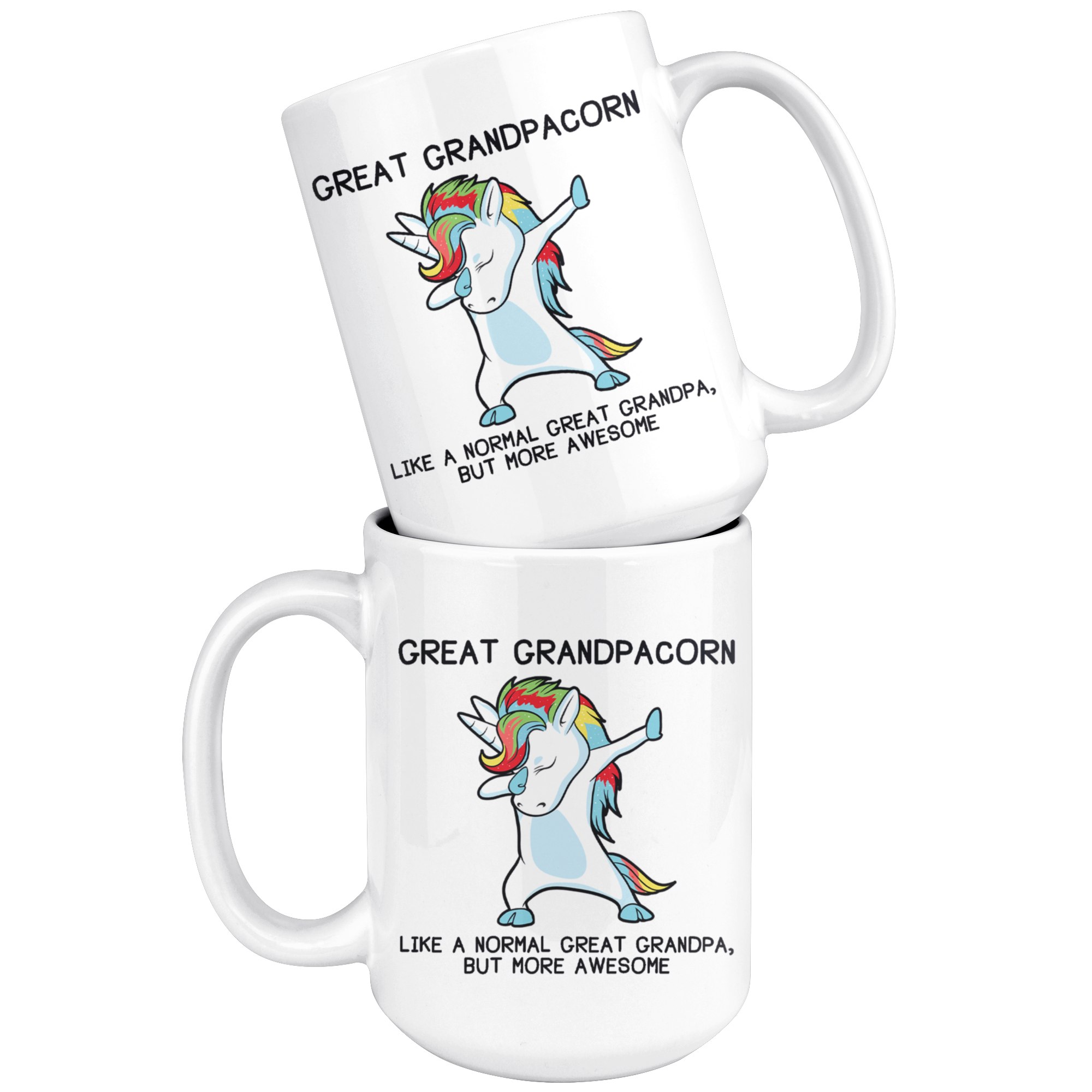 White Mugs - Great Grandpacorn