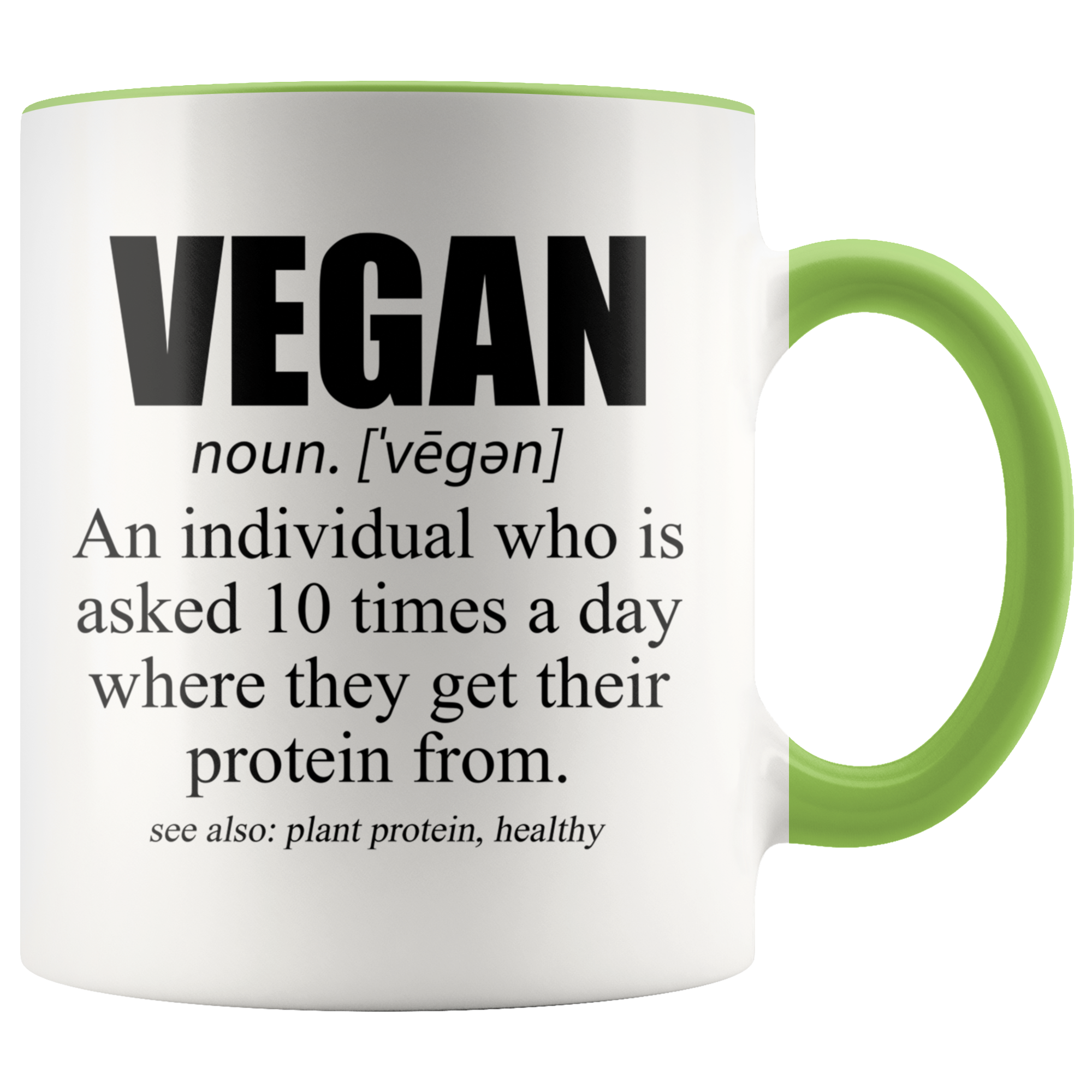 Accent Mug - Vegan Definition